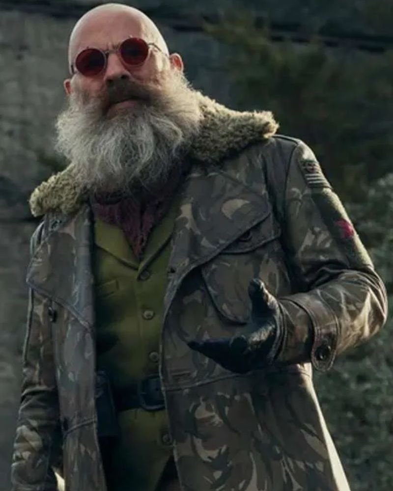 Sweet Tooth Movie Jacket  General Abbot Signature Shearling Coat