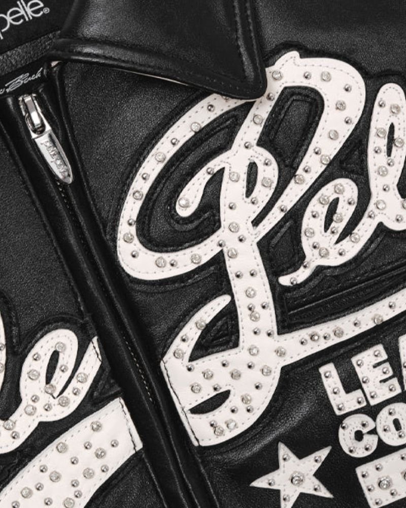 Encrusted Varsity Plush Unisax Jacket