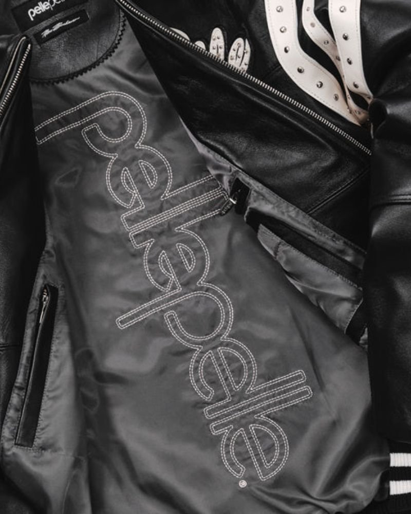 Encrusted Varsity Plush Unisax Jacket