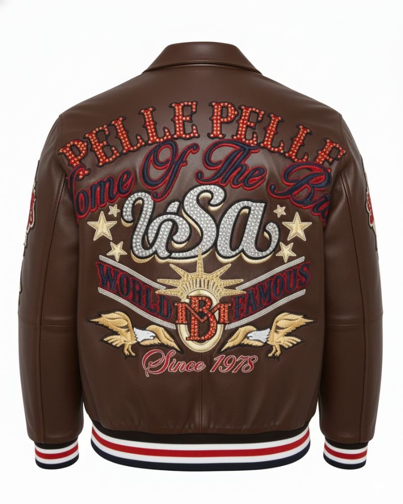 Pelle Pelle Brown leather jacket