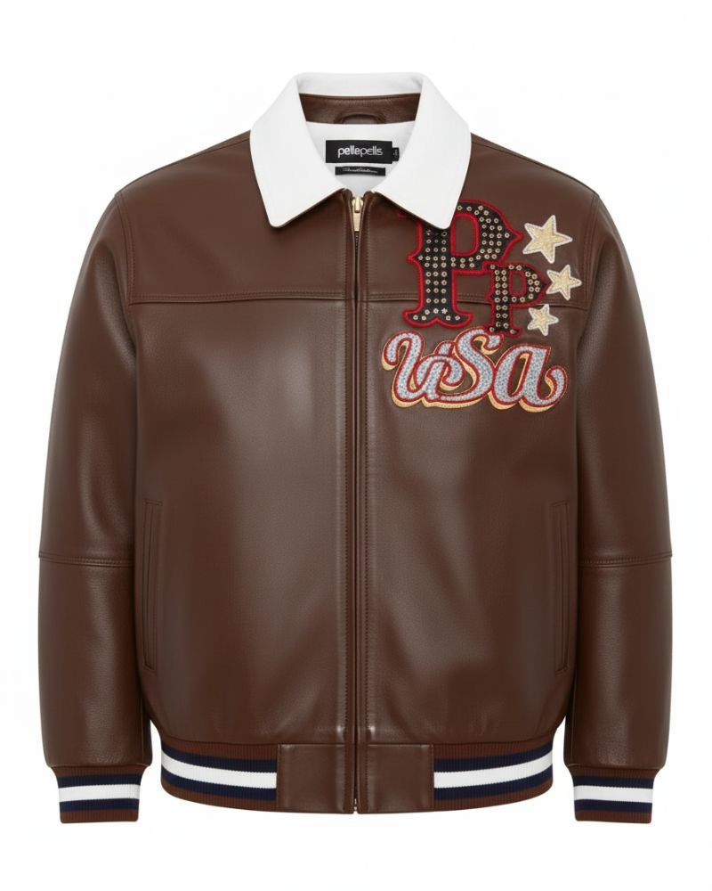 Pelle Pelle Brown leather jacket
