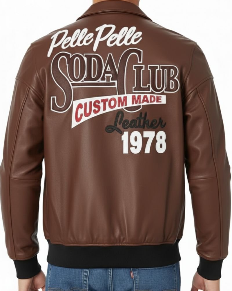 Pelle Pelle Brown leather jacket