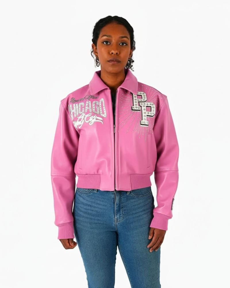 Pelle-Pelle X TB Women's Chicago, Illinois City Leather Jacket
