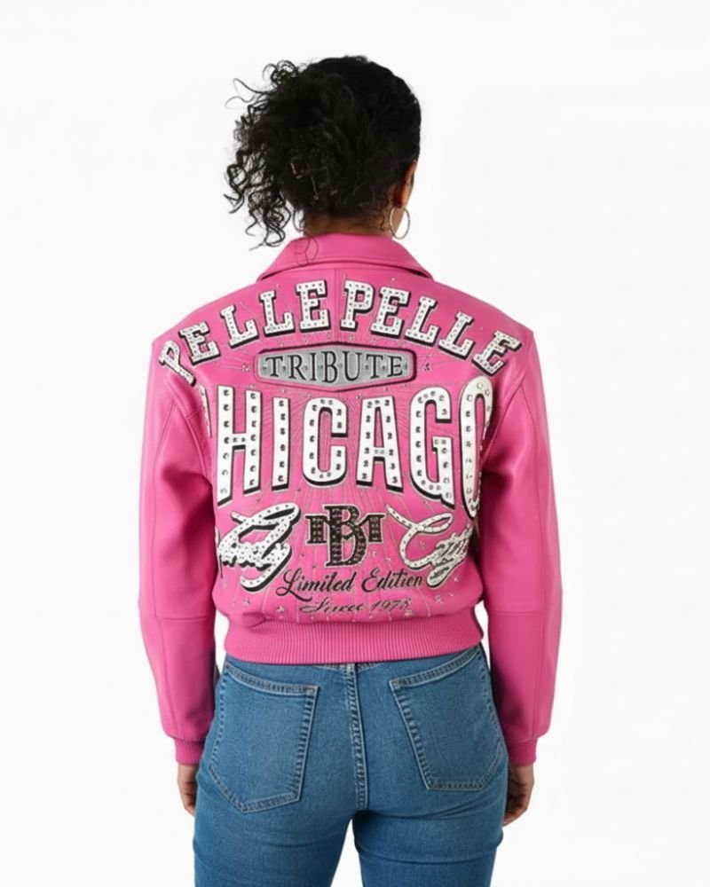Pelle-Pelle X TB Women's Chicago, Illinois City Leather Jacket
