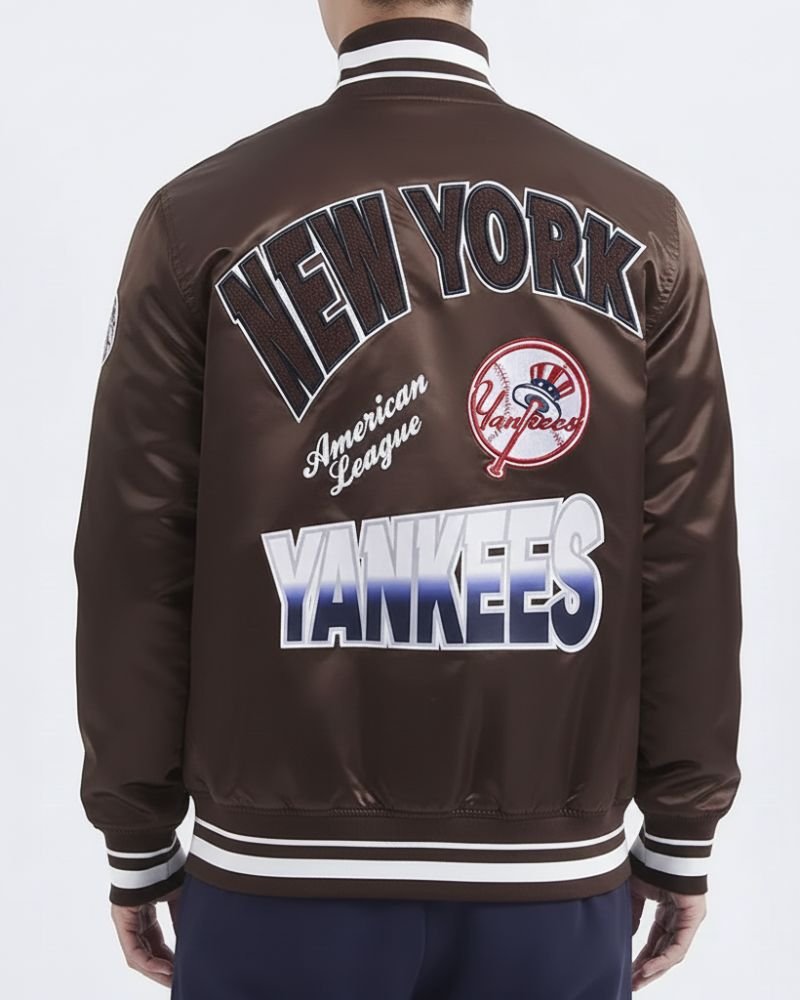 NY Yankees Turn It Up M Classic Rib Navy Unisax Jacket
