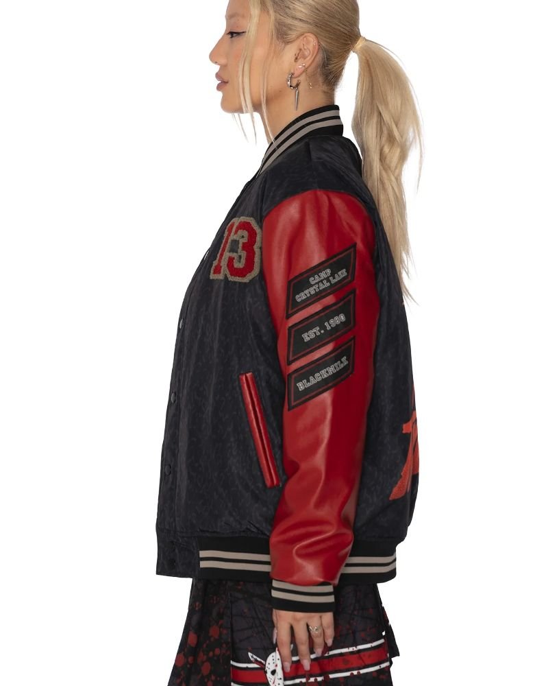Video Game Friday The 13th Varsity Jacket