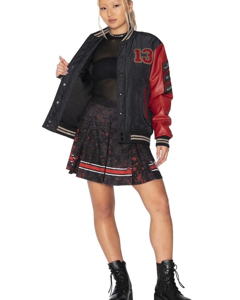 Video Game Friday The 13th Varsity Jacket