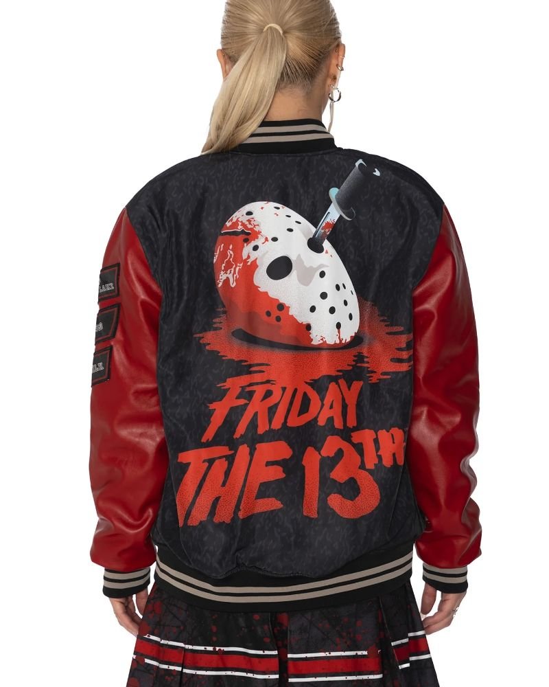 Video Game Friday The 13th Varsity Jacket