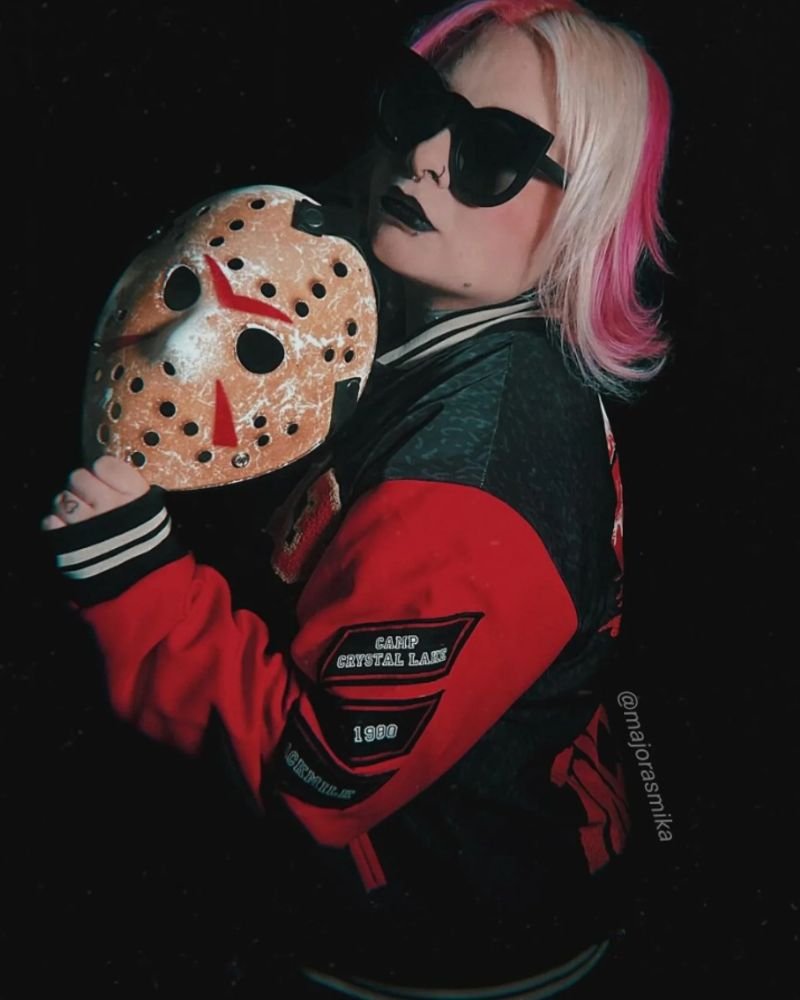 Video Game Friday The 13th Varsity Jacket