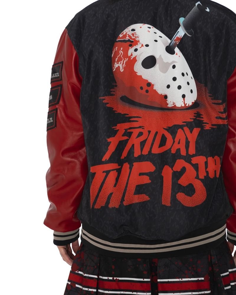 Video Game Friday The 13th Varsity Jacket