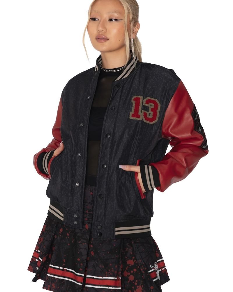 Video Game Friday The 13th Varsity Jacket