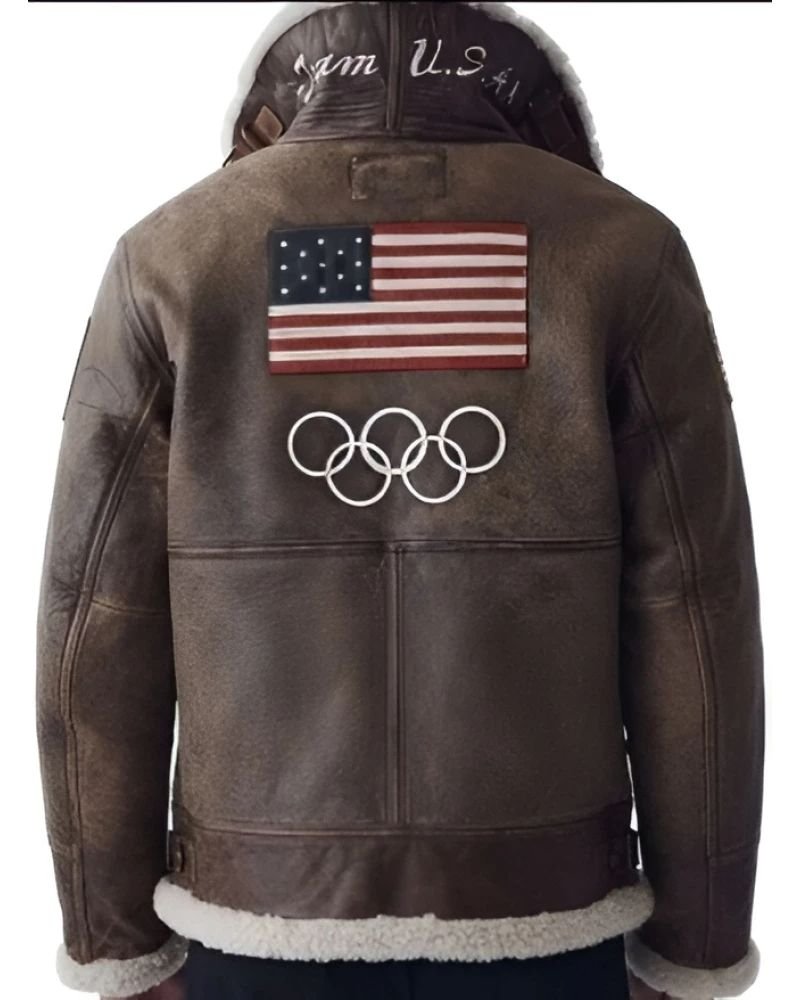 Olympics 2026 Team USA Shearling Jacket