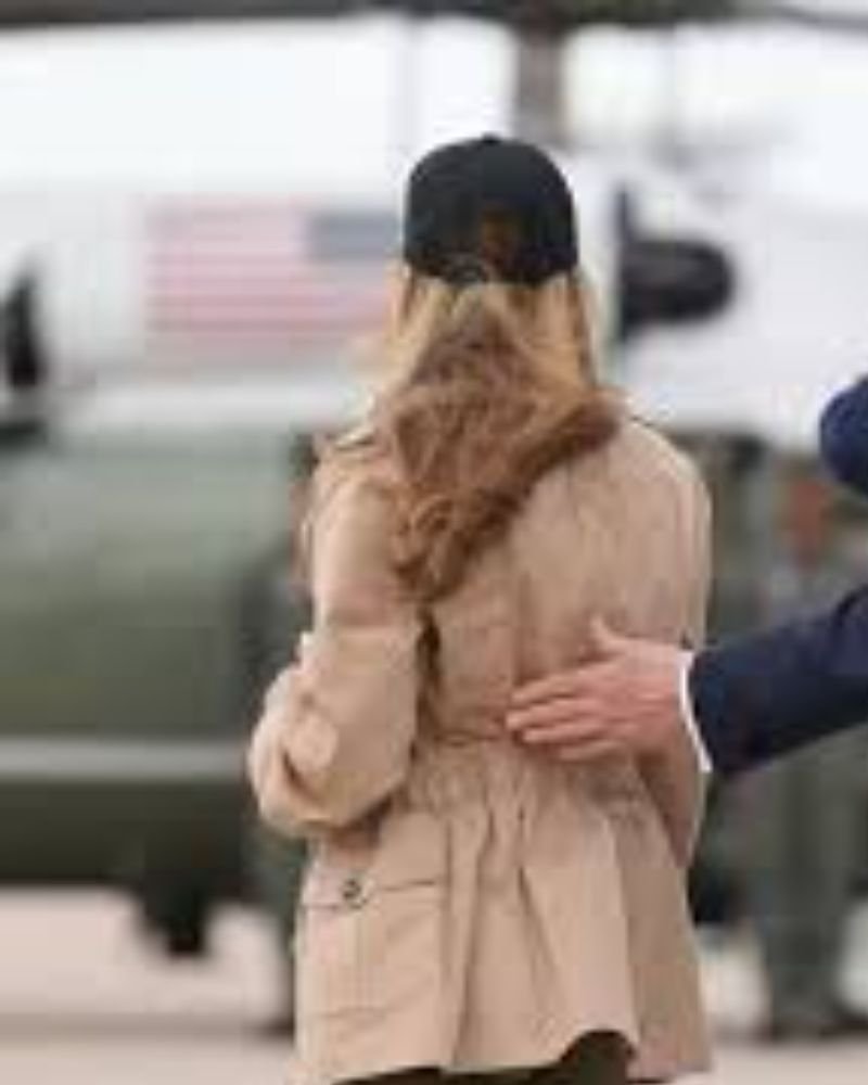 First Lady Melania Trump militry jacket