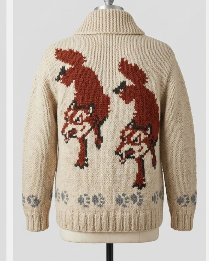 Wolf Cardigan Ryan Gosling Jacket