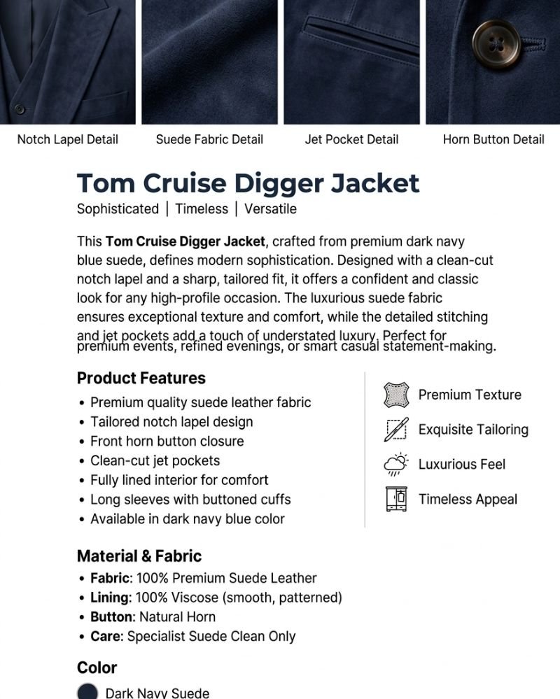 Tom Cruise Digger Jacket