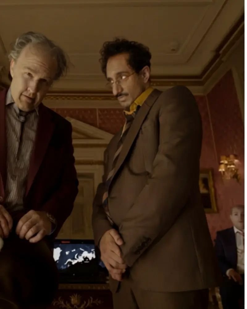 Digger Riz Ahmed (Ganesh) Dark Brown Cotton Suit