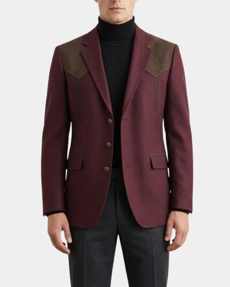 Tom Cruise aka Digger Rockwell Maroon Coat