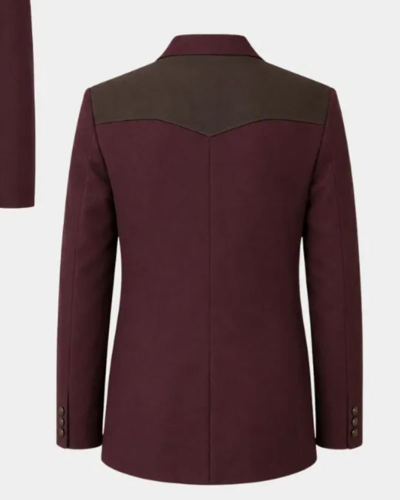 Tom Cruise aka Digger Rockwell Maroon Coat