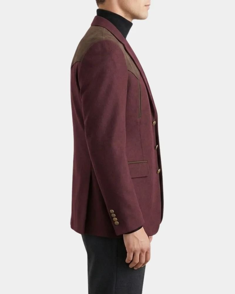 Tom Cruise aka Digger Rockwell Maroon Coat