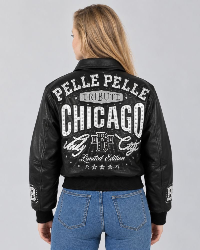 Embellished Pelle Pelle Chicago Jacket