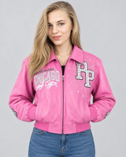 Pink Pelle Pelle Jacket