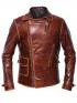Mens Brown Leather Jacket Customer Review