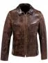 Brown Distressed Leather Jacket Men Customer Review
