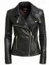 Stylish women Black Leather Jacket Customer Review