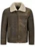 Sheepskin Brown Leather Jacket Customer Review