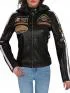 women Cowhide Leather jacket Customer Review