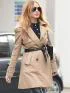 Lindsay Lohan Double Breasted Trench Coat Customer Review