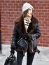 Alexa Chung Winter Shearling Jacket For Women Customer Review