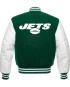 Treading  Varsity NY Jets Green and White Jacket Customer Review