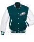 Eagles Logo Green and White Letterman Jacket Customer Review