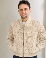 Buy America Quilted Ivory Pelle Pelle Leather Jacket Customer Review