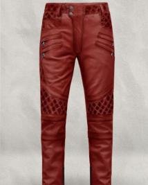 Outlaw Burnt Red Leather Pants – Fierce, Fiercely Fashionable, And Unforgettable