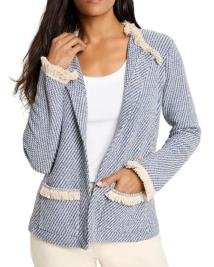 Will Trent-Inspired Blue Fringe Trim Jacket – Stand Out In Style