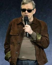The Long Walk Mark Hamill Brown Suede Leather Jacket