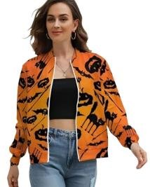 Pumpkin Bomber Jacket – Halloween Eve Special Edition