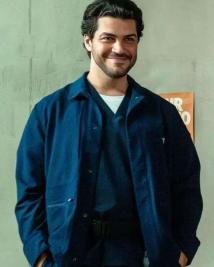 Jason Diaz Blue Cotton Jacket – The Institute 2025 Tony Signature