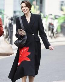 Hostage TV Series 2025 Suranne Jones Wool Trench Coat – Classic Look