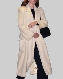 Chic Hailey Bieber Wool Coat  Timeless Outerwear For Cold Days