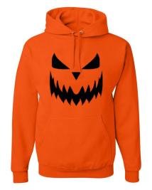 Buy Unisex Pumpkin Halloween Face Hoodie –Spooky & Cozy Style
