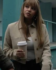 Max Mitchell Wild Cards Beige Jacket  Trendy Celebrity-Inspired Outerwear