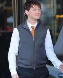 Dexter Resurrection 2025 Harrison Morgan Gray Vest  Sleek And Stylish Outerwear