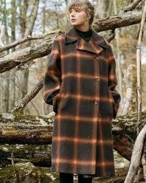 Step Into Taylor Swift’s Evermore World With This Classic Check Coat