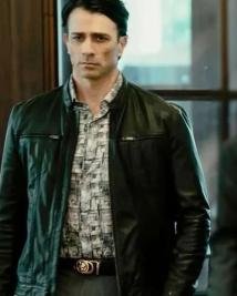 Tulsa King 2025 Vincent Piazza Leather Jacket  Premium Quality Outerwear