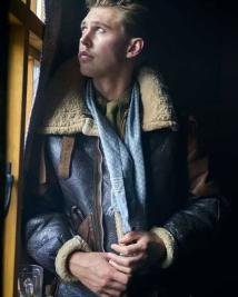 Austin Butler Leather Jacket From Masters Of The Air  Timeless Aviation Style
