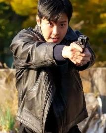 Cha Soo-yeol Black Leather Jacket From Queen Mantis  Bold TV Series Look