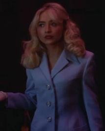 Man’s Best Friend Sabrina Carpenter Blue Blazer  Celebrity Inspired Look